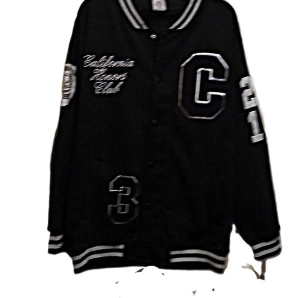 Men's "California Honors Club" Baseball Style Jacket by BTL Size XL NWT